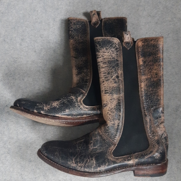 Bed Stu Shoes - Bedstu Ginger Boots size 8 in black lux